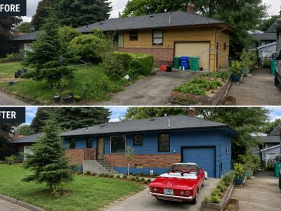 Completed Home Exterior Remodeling