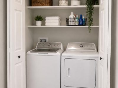 Custom Laundry Closet Work