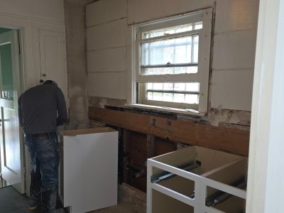 New Kitchen Countertop Construction